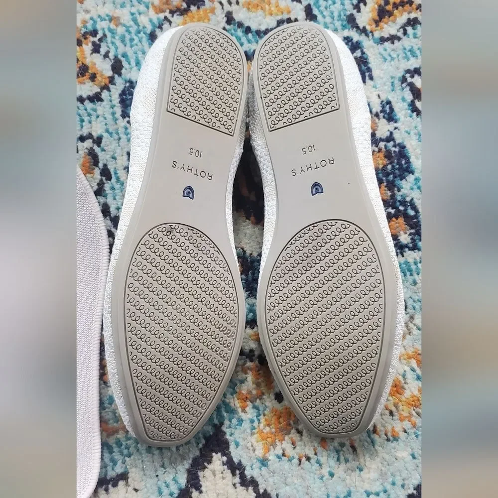 Rothy's Square Toe Lily Knit Flats Size W 10.5 - Picture 8 of 9